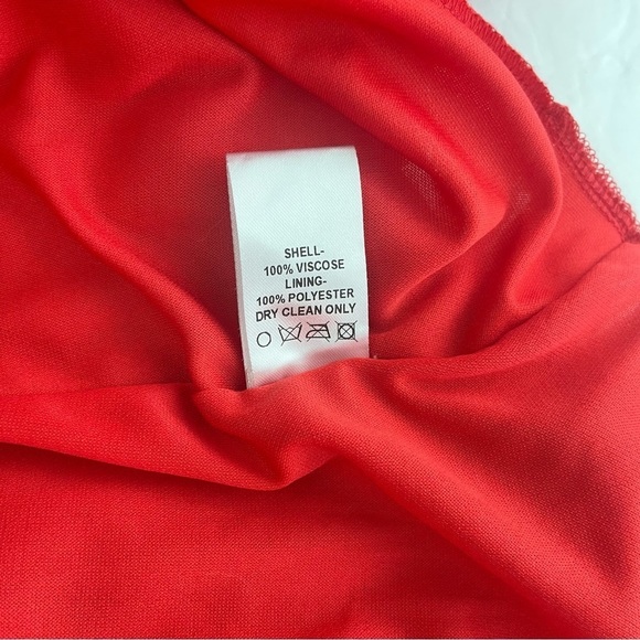 JUDITH March Gypsy Knot Red Embroidered Dress S - Picture 7 of 9